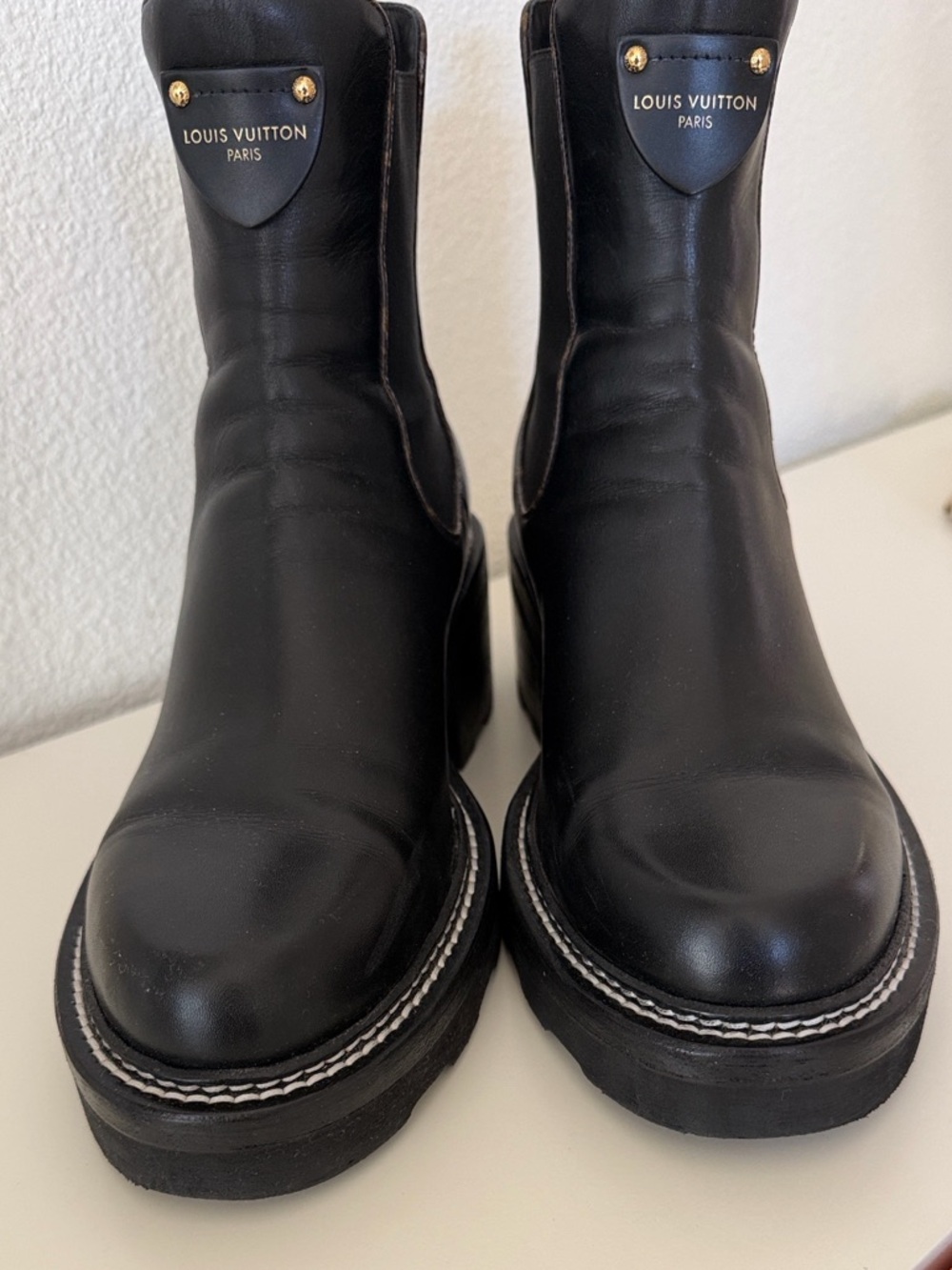 Louis Vuitton Black Beaubourg Chelsea Boots Size 41 - Picture 10 of 16